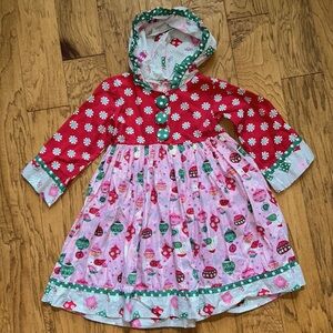 Girls Jelly the Pug Christmas dress size 10